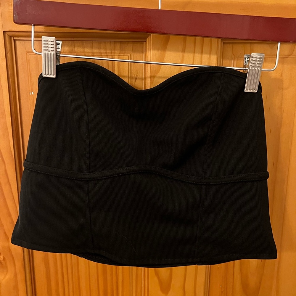 H&M ribbed corset too